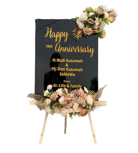 Papan Bunga Akrilik pasteur